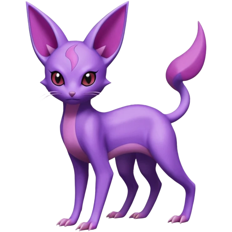 Espeon-Sneasel-Fakémon-hybrid-creature (full body)  emoji