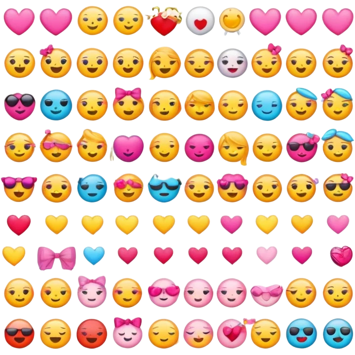 Girly emojis emoji