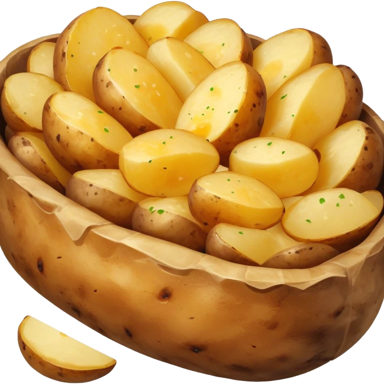 Baked potatoes dish emoji