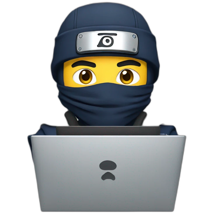 Naruto with computer emoji