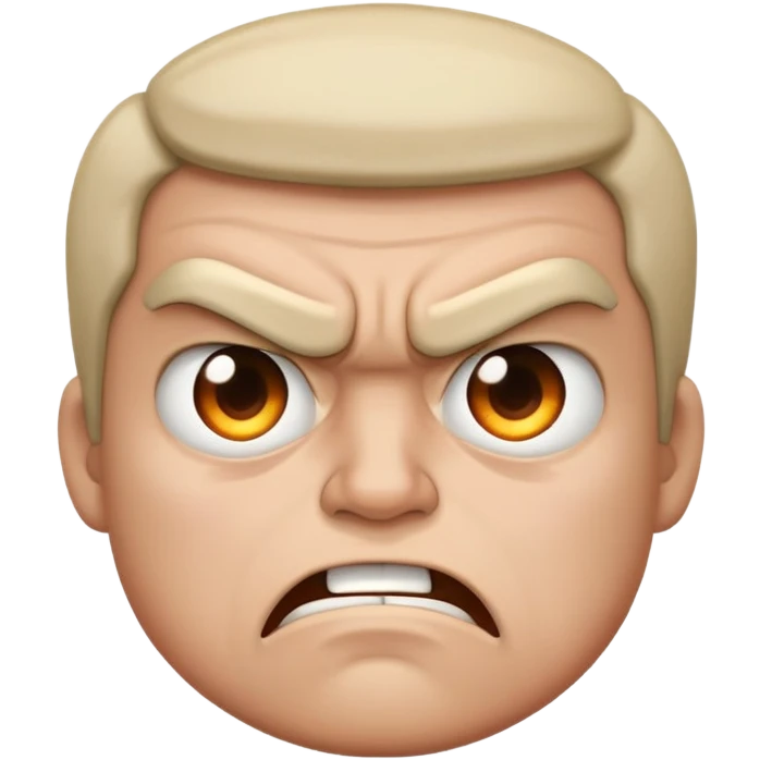 A face that is super mad emoji