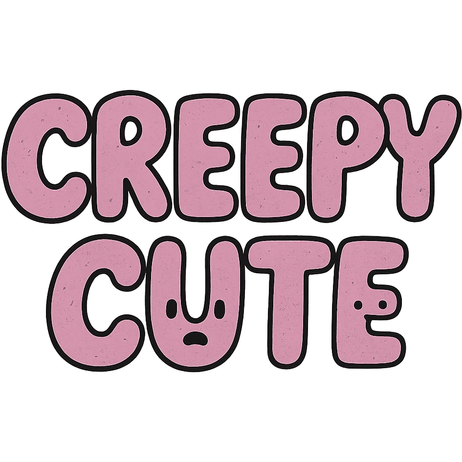 Creepy and cute text emoji
