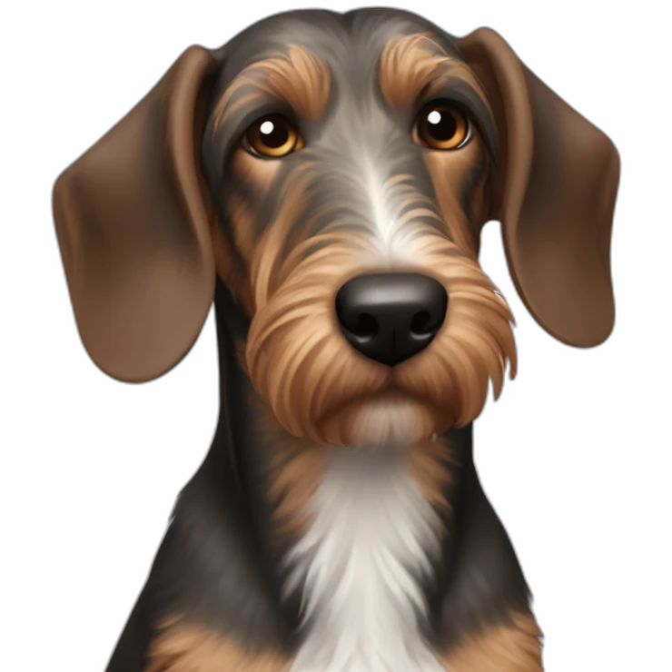 wirehaired daschound emoji