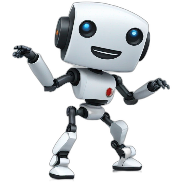 dancing robot emoji