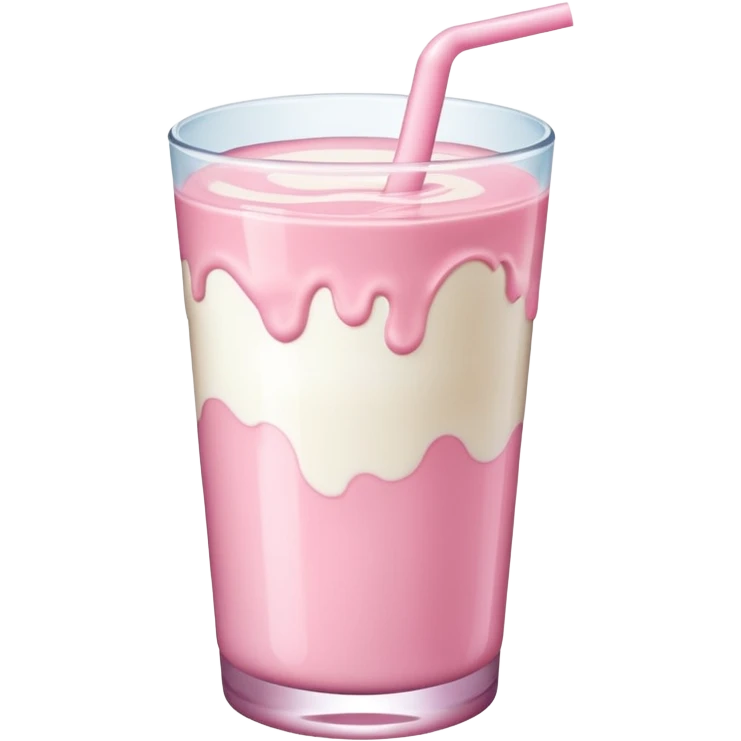 Pink milk emoji