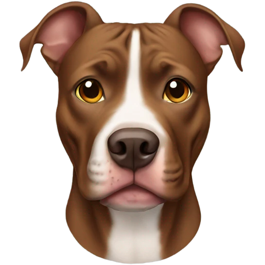 Brown Pitbull  emoji