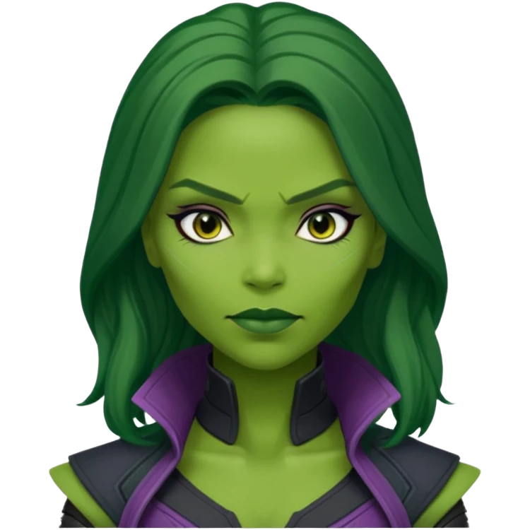 gamora from Guardians of the Galaxy movie emoji