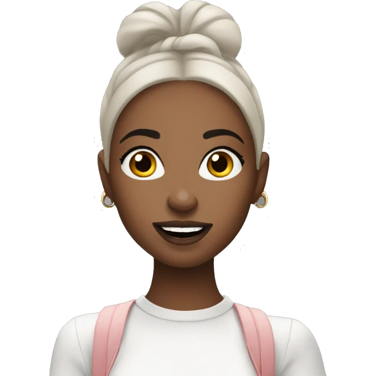 Girls going crazy shopping at Sephora emoji