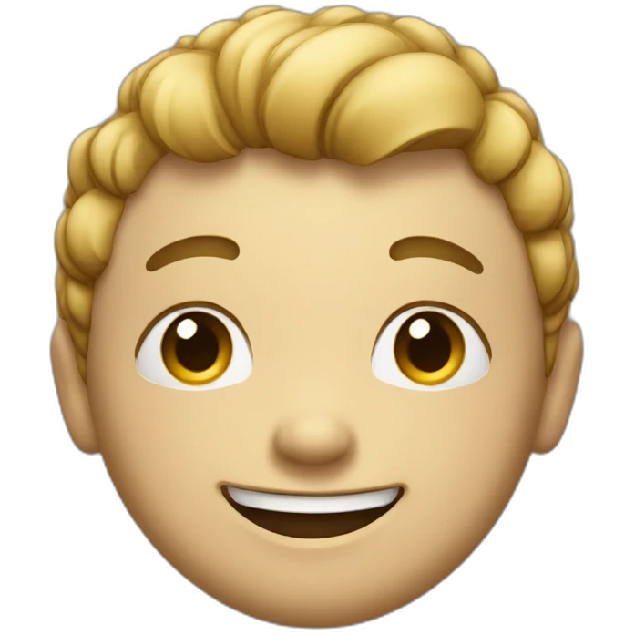 Happy face emoji