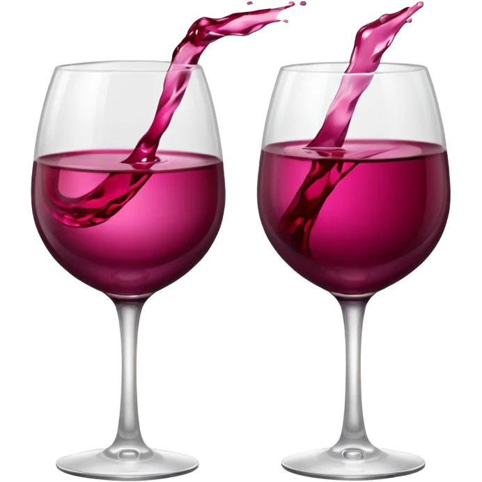 Magenta wine emoji
