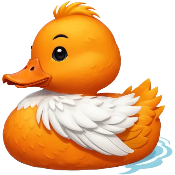 orange duck emoji