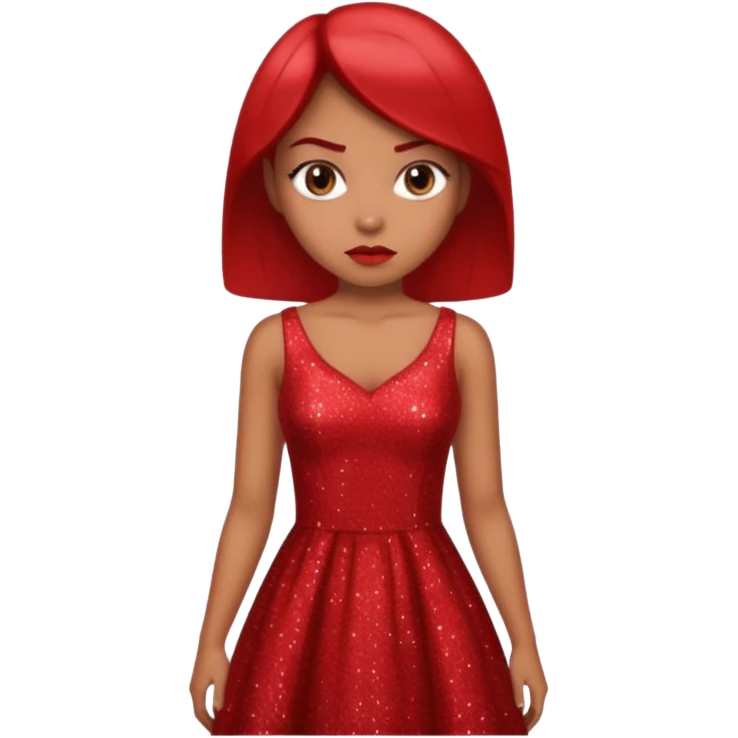 red glitter administrator emoji