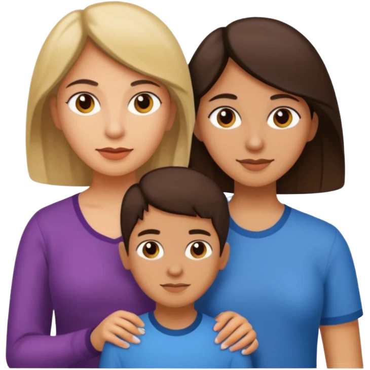 Latin mom with 3 kids. 15 year old girl. 13 year old boy and a 3 year old. emoji