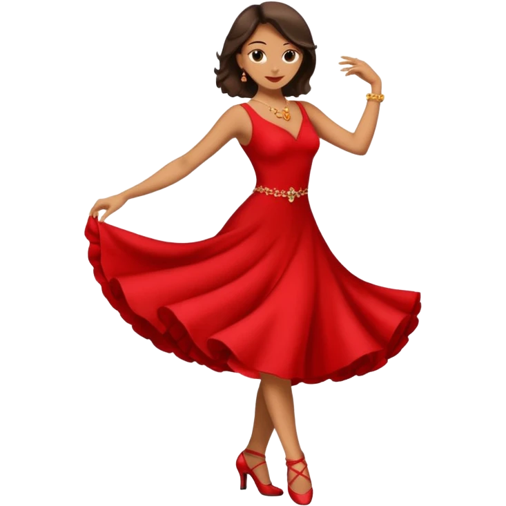 tango dancing woman emoji profile photo emoji