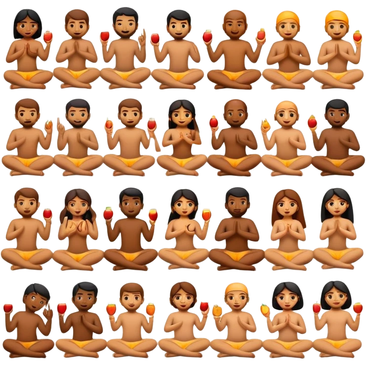 Сделать эмодзи на все позы Камасутры  emoji