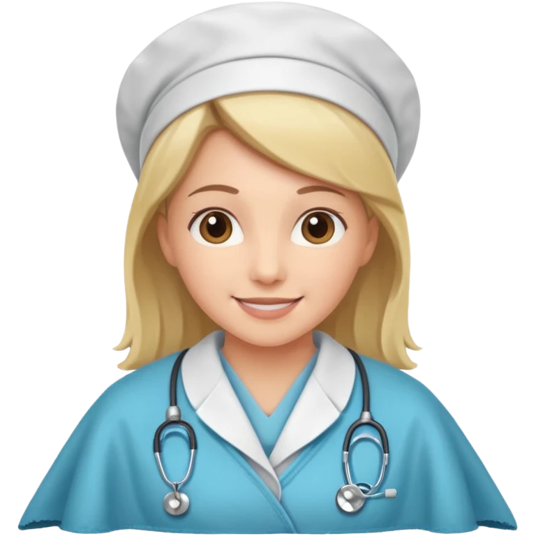 Nurse with blanket emoji