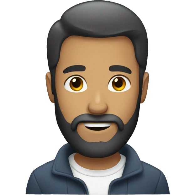 Man with beard emoji