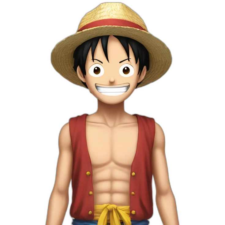 Luffy avec de la viand emoji