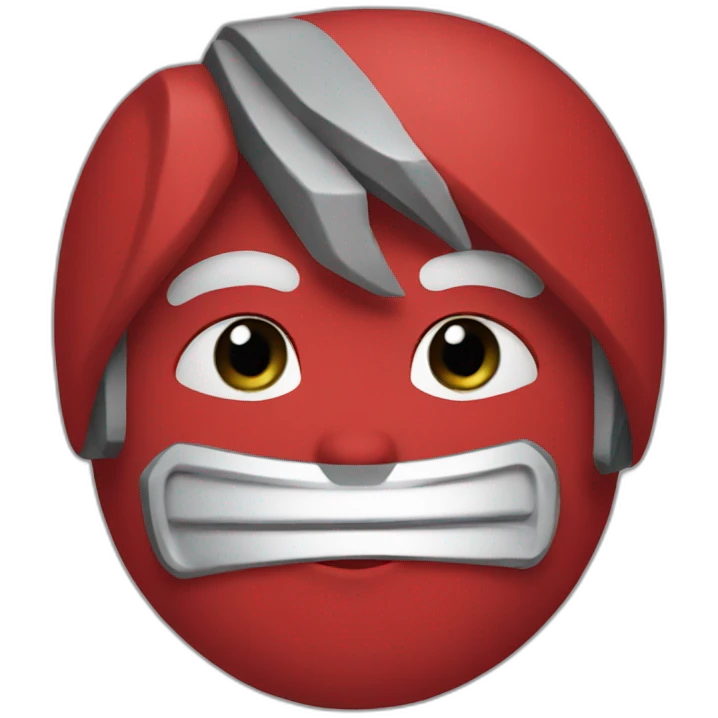 super 5 rouge emoji