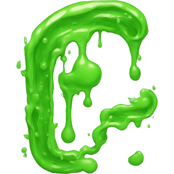 Open sign with slime emoji