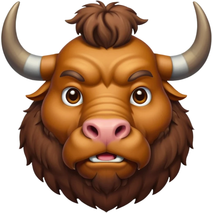 bearded ox emoji