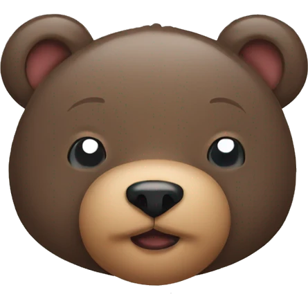 Cute bear emoji