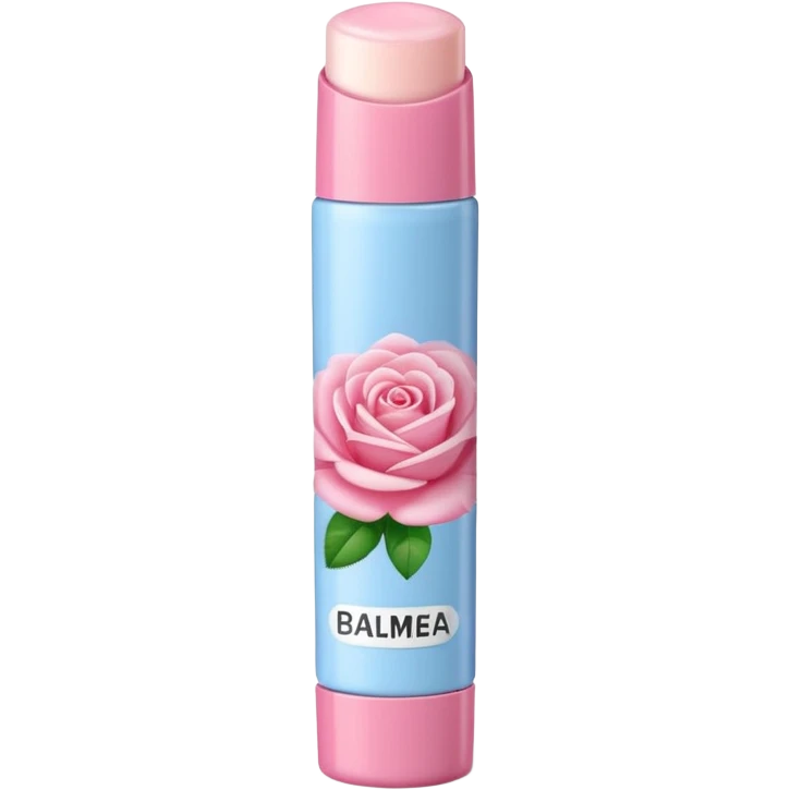 Balmea Rose Vanilla Lip Balm chapstick for lips emoji