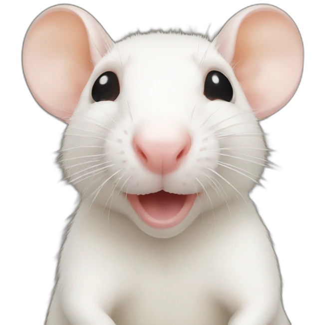 Albino rat emoji