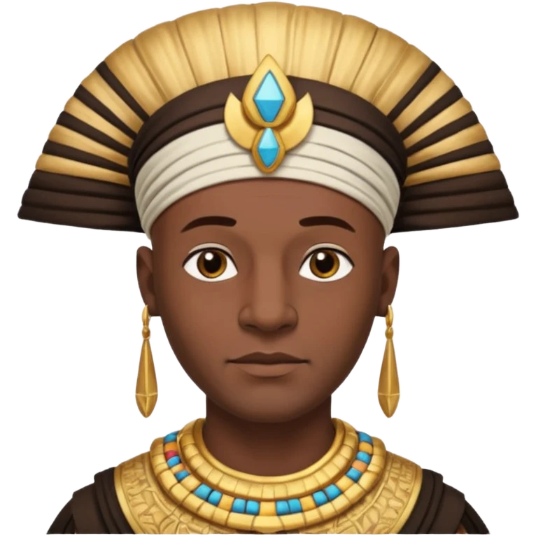 bald black man egypt emoji
