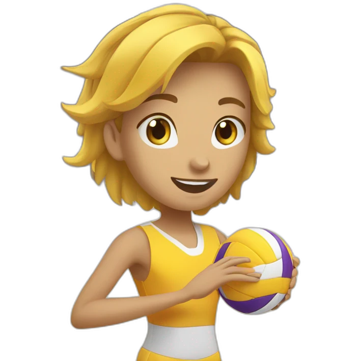 réception volley ball emoji