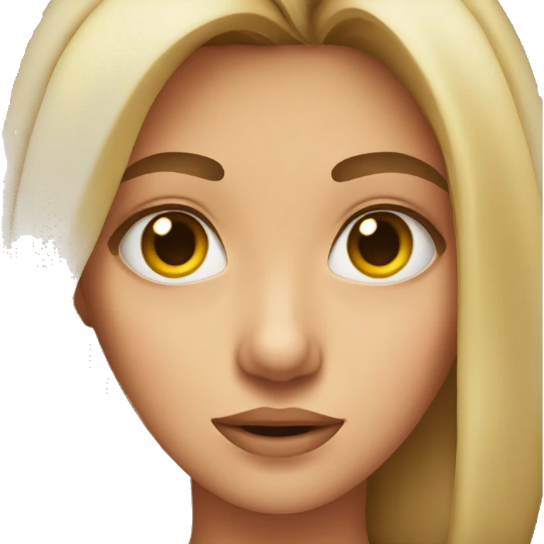 Girl rolling eyes emoji