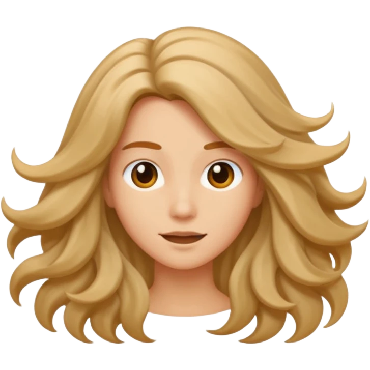 Hair flipping  emoji