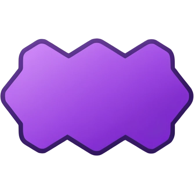 Flat horizontal banner with HEX code #5B2A86 emoji