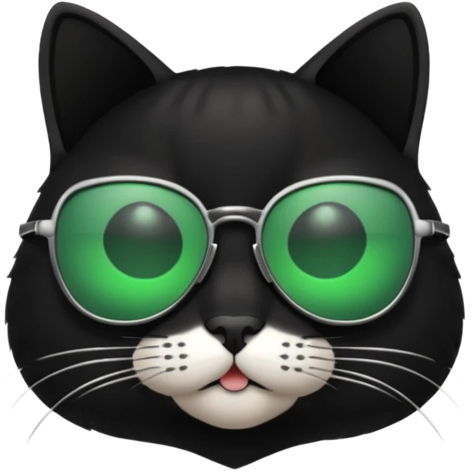 Cat wearing sunglasses emoji