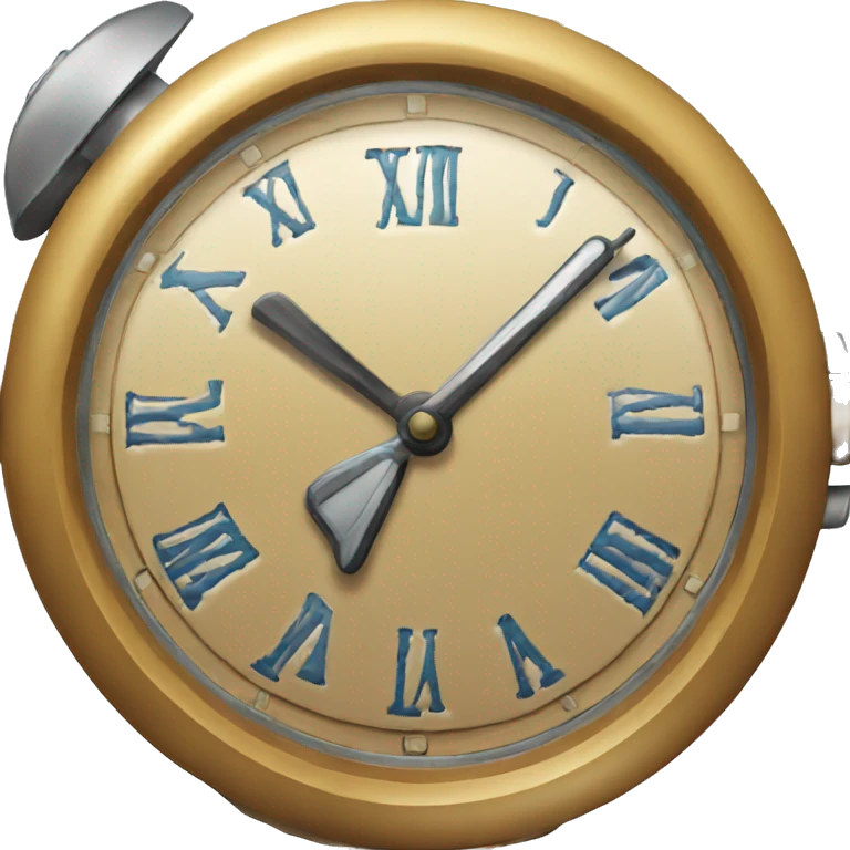 reloj en movimiento emoji