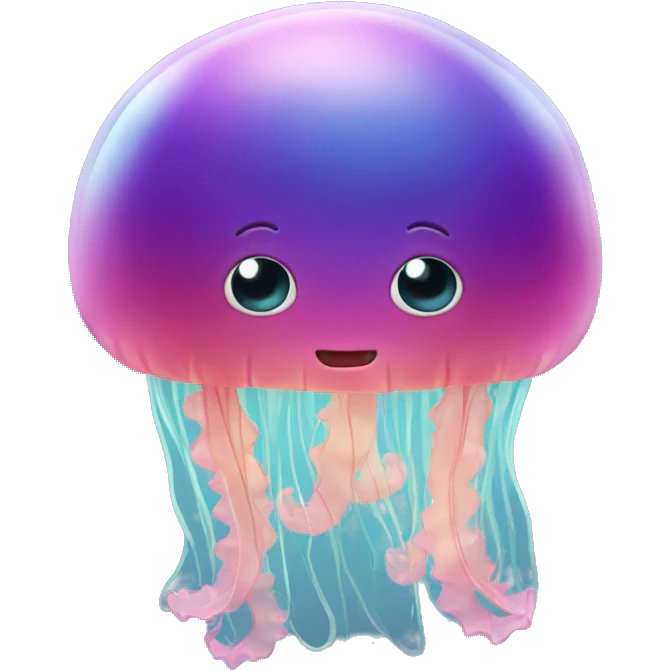 Jellyfish in love emoji
