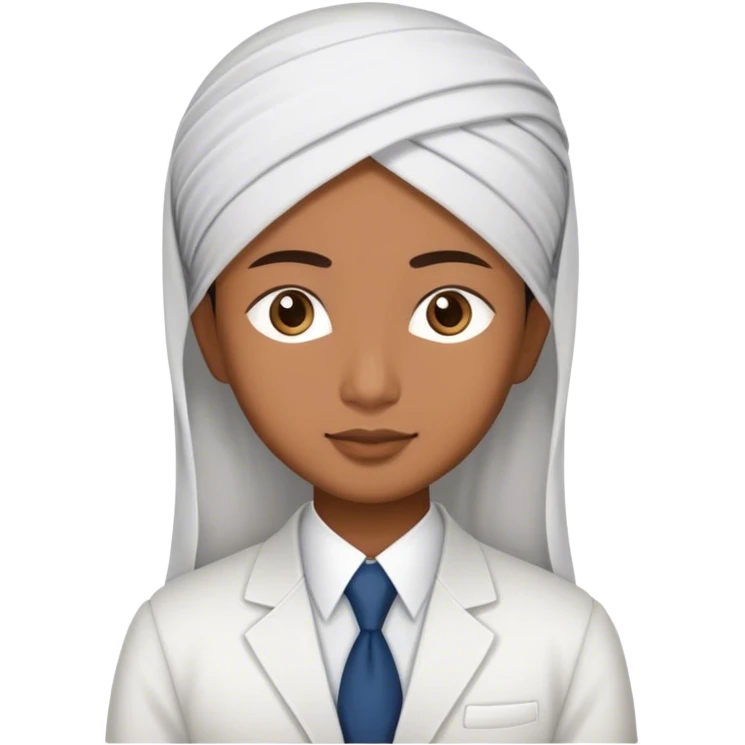 a thai person working for a muslim bank emoji