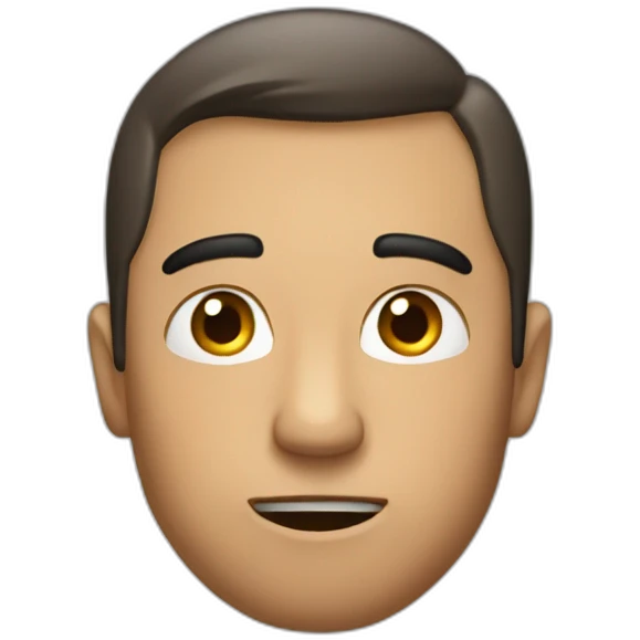 man saying no emoji