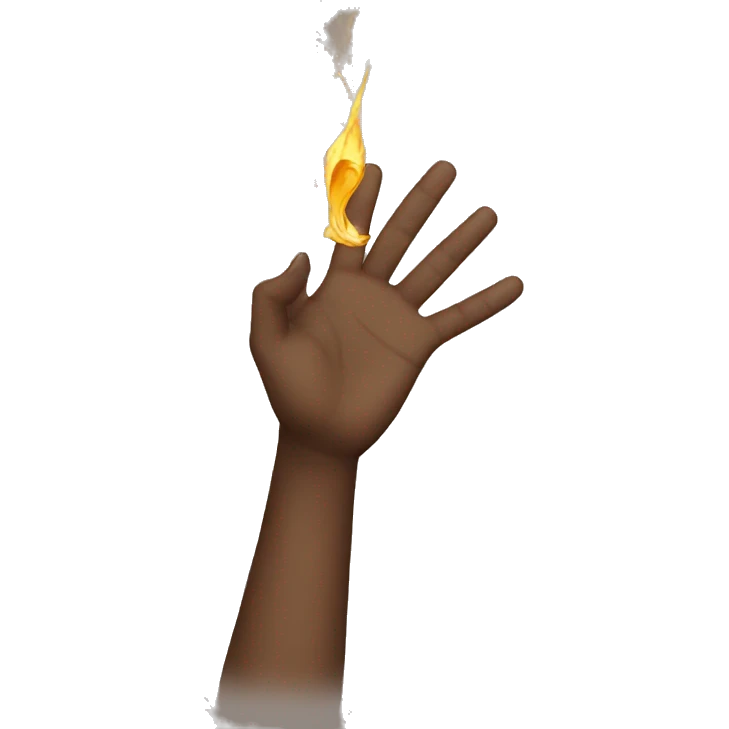Hunger games hand salute  emoji