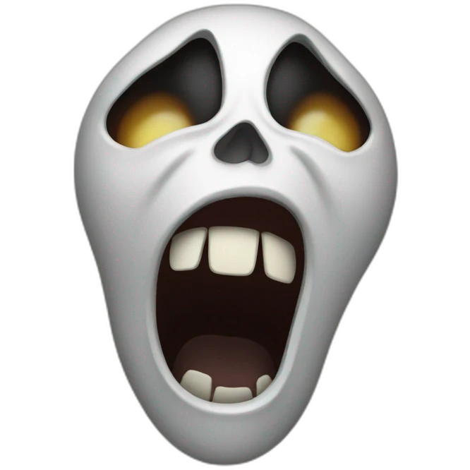 Scream emoji