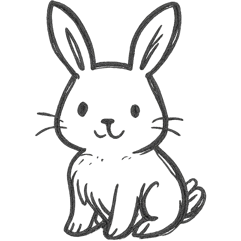 cute brown bunny emoji