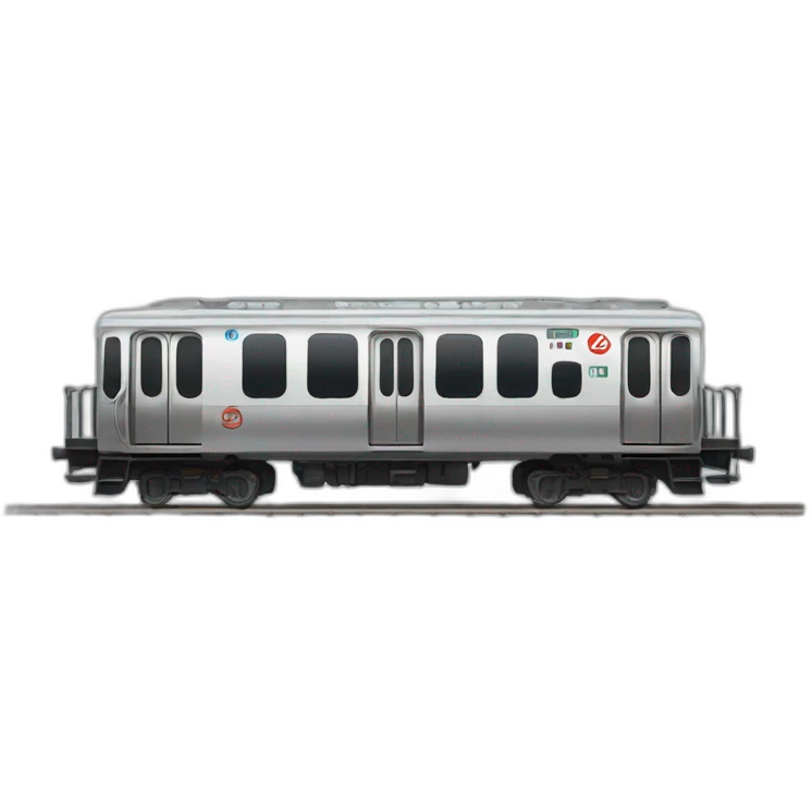 NYC Mta one train emoji