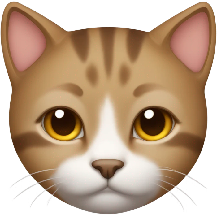 cat brown sleep  emoji