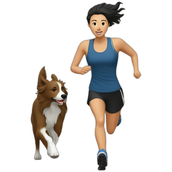 Woman-runner-together-with-border-collie-running-canicross emoji
