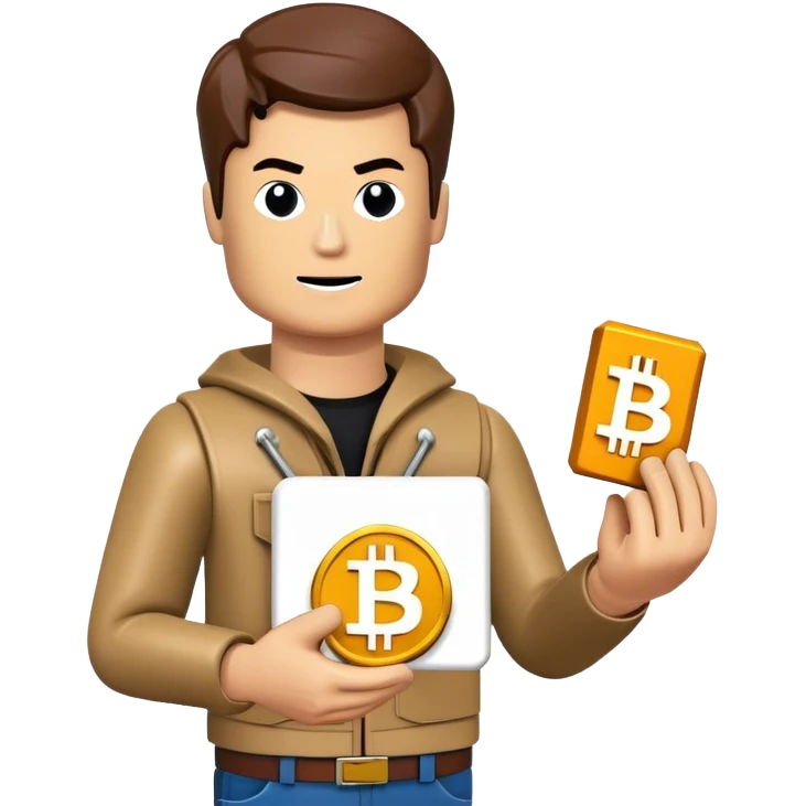 hackeur lego homme bitcoin emoji