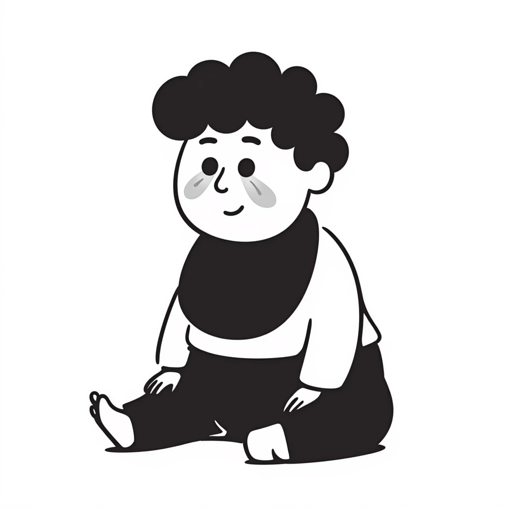 sad fat baby emoji