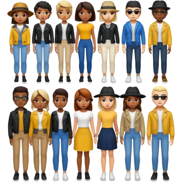 Clothing try on AI emoji