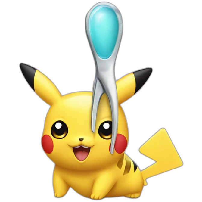 pikachu at the dentist emoji