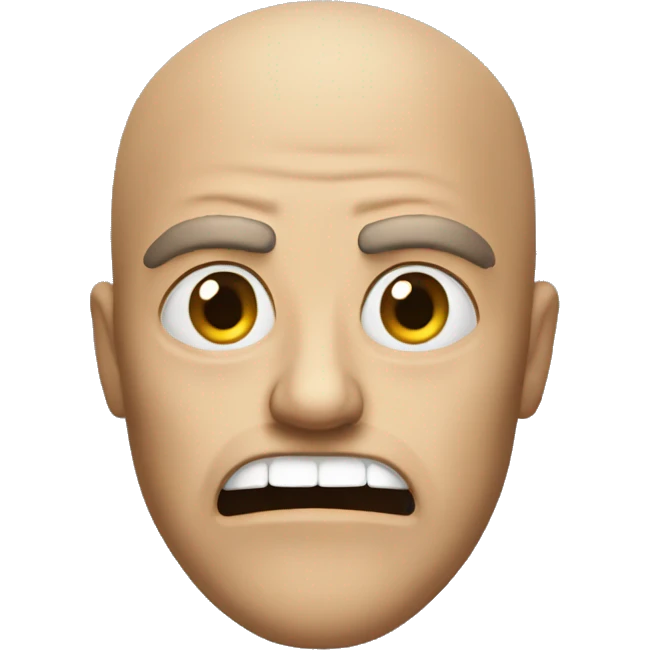 A vengeful face emoji