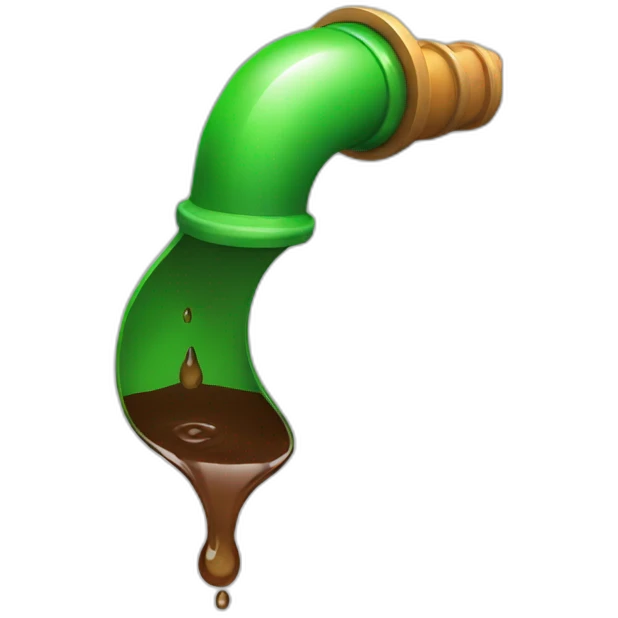 Pipe leak drip emoji